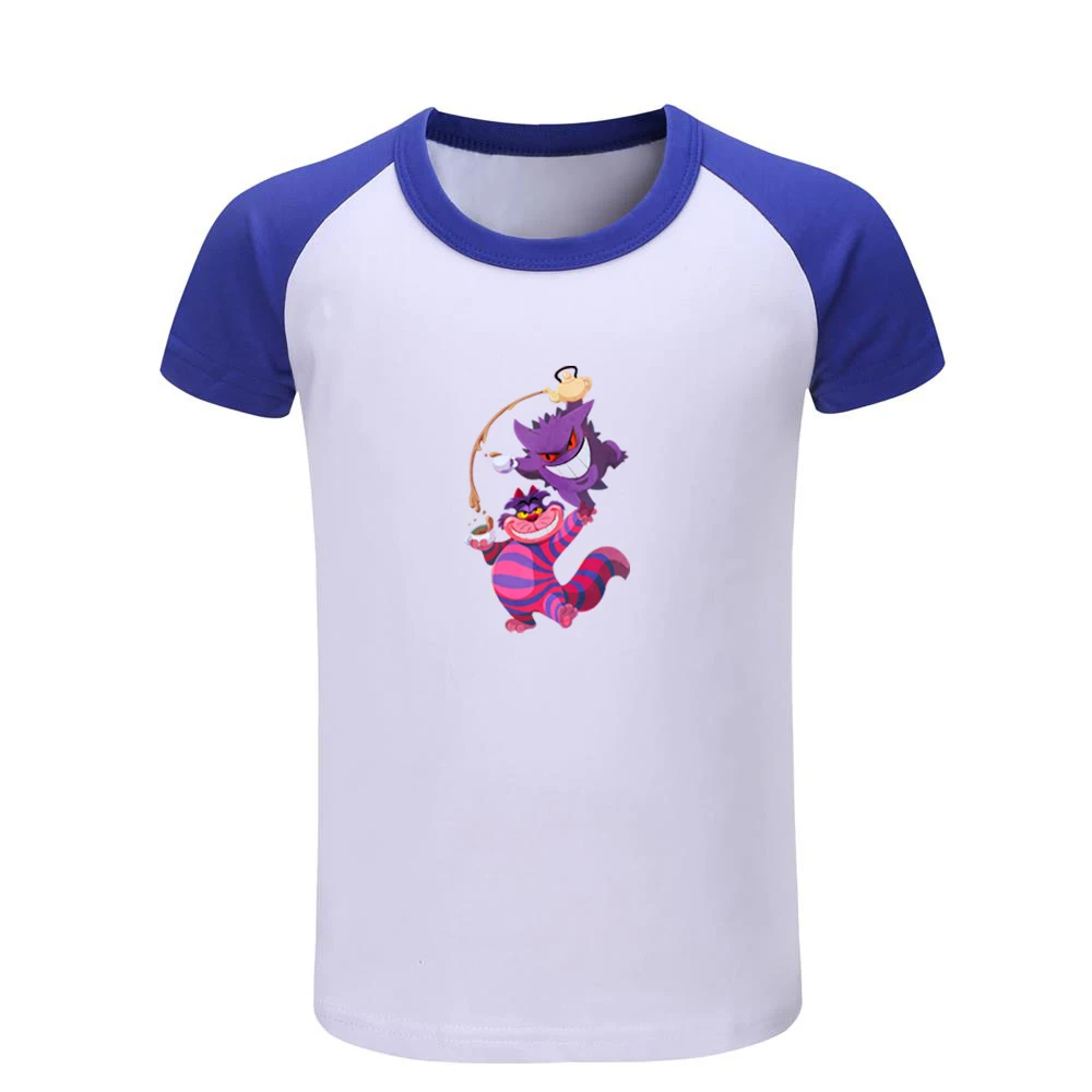 Милые детские футболки с рисунком Pokemon Pikachu Squirtle Charmander Bulbasaur Детские футболки с графическим принтом Рождественский подарок с короткими рукавами - Цвет: JeKCBL1259D