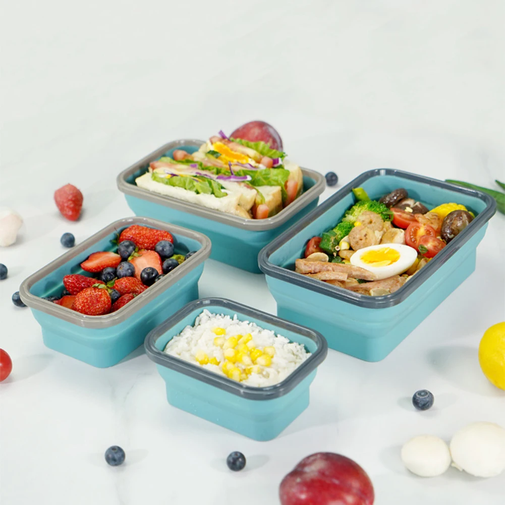 Lunch Box Pliable en Silicone 800ml - Gadgets de Cuisine