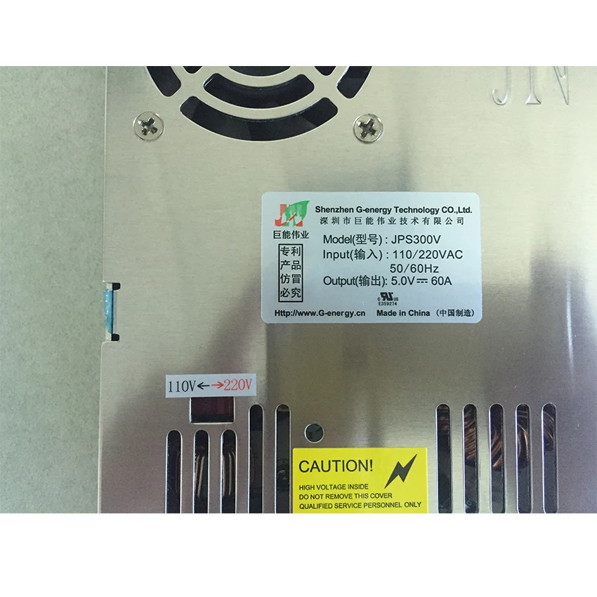 LED module power supply box for panel Input 110/220VAC output 5V 60A 300W 230*70*30mm Power led display led matrix ali express