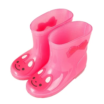 

Classic Children's Boys Girls Shoes PVC Rubber Kids Babys Cartoon Shoes Children's Water Shoes Waterproof Rain Boots w