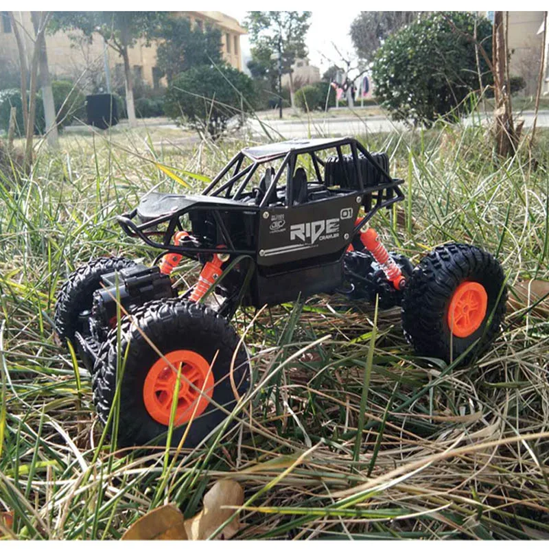 1/16 rc автомобиль сплав 2,4G внедорожный привод Бигфут автомобили скалолазание двойные двигатели автомобиль электрические игрушки подарок на Рождество 10 км/ч игрушка