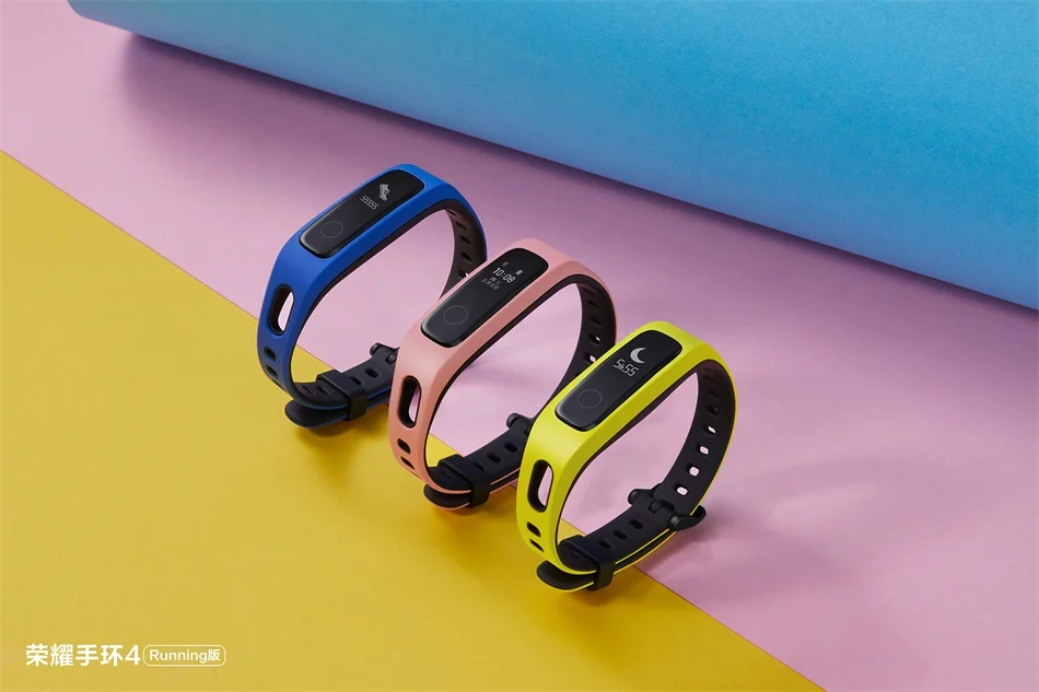 Умный Браслет huawei Honor Band 4 для бега Amoled, цветной сенсорный экран 0,95 дюйма, для плавания, для обнаружения пульса и сна