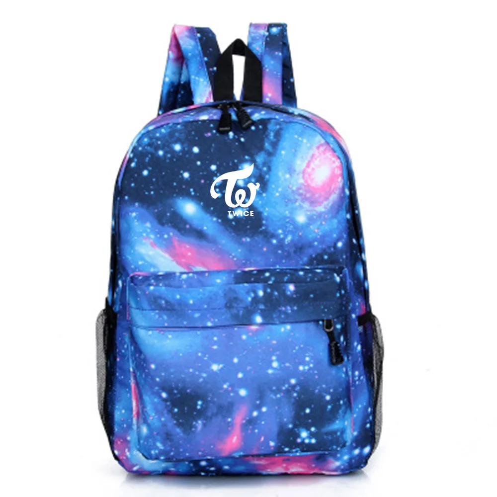 Новая корейская мода Kpop Mochila два раза рюкзак для Galaxy школьная сумка для женщин девочек путешествия ученические Рюкзаки Сумки Sac Dos