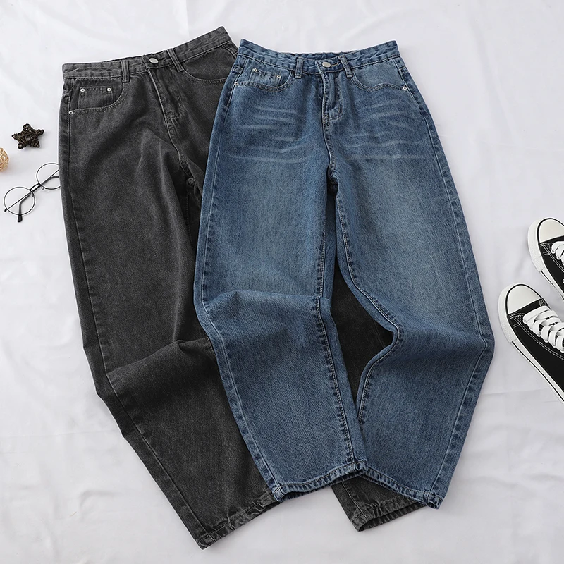 

Autumn High Waist Jeans For Women Casual Stretch Denim Harem Pants Lady Loose Elastic Skinny Jeans Spring Trousers Female