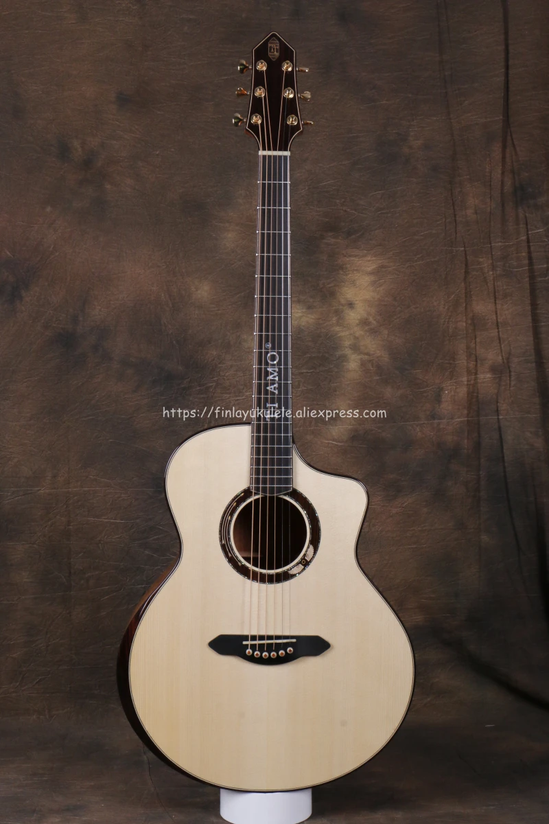 

Professional Full Solid Guitar,41 " Cutaway Jumbo guitar with Solid Spruce Top/ Solid Mahogany Body, guitars china,TA-JC32A