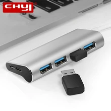 USB концентратор 3,0 Мульти USB 3,0 usb-хаб высокоскоростной 3 порта type C Micro USB интерфейс все в одном для ПК Компьютерные аксессуары