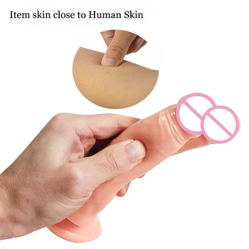 Suction Cup Double Dildo Gay God Femme Sexshop Adult Sextoys Women Penis Gode Erotic Butt Plug Seks Dick Anal Consolador Lesbian 5