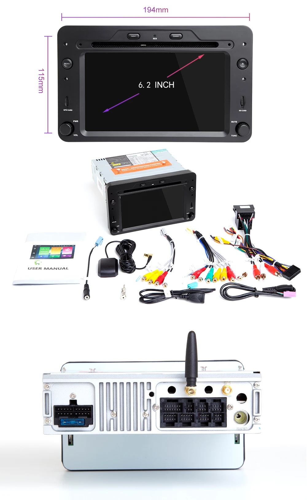 Excellent Autoradio 2 din Android 9.0 Car GPS DVD Player For Alfa Romeo 159 Brera Spider Sportwagon 2006 Navigation Multimedia Wifi Audio 18