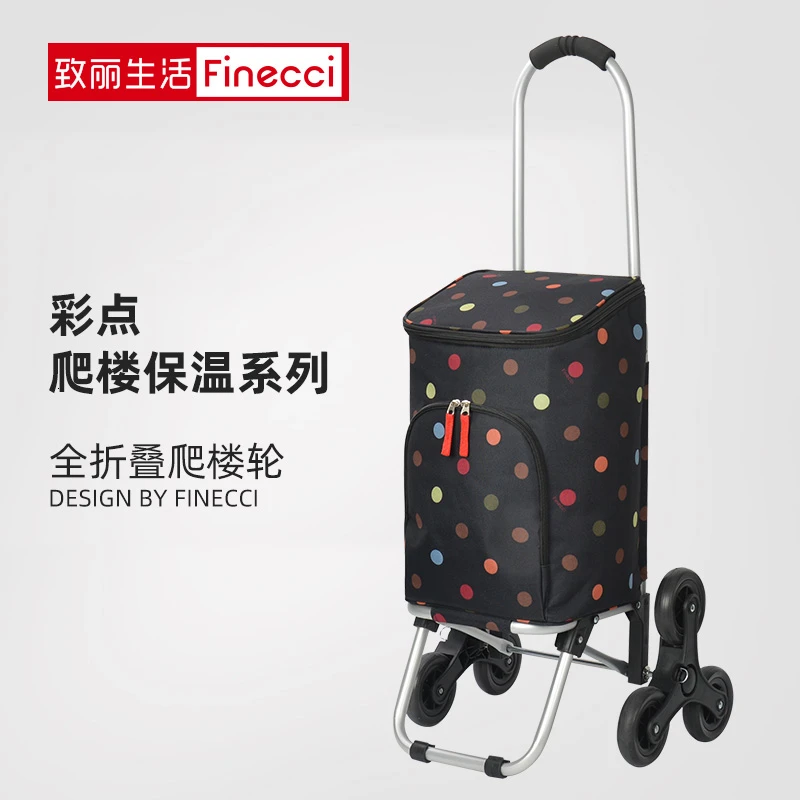  Shopping Cart Small Portable Pull-rod Car Shopping Cart Small Tractor Mini Foldable Tractor Handcar