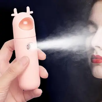 

Nanomist Handheld Facial Humidifier Mist Steamer Mini Handheld Hydrating Beauty Device USB Cool Mist Facial Steamer Humidifier