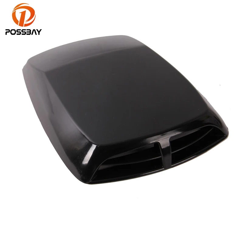 POSSBAY Universal Car Air Flow Vent Intake Hood Scoop Stickers