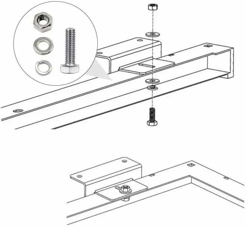 

17PCS Solar Panel Mounting Z Brackets With Nuts And Bolts RV Boat Roof Wall With Screw Accessories Wrench Silver Aluminum Alloy