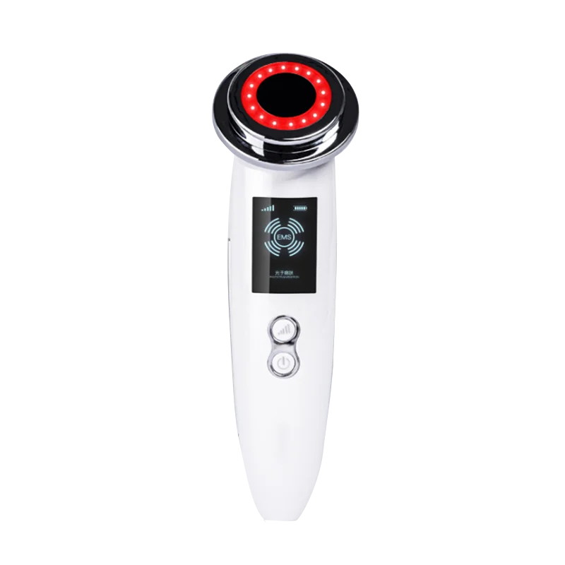 Гальванический ионный инструмент для красоты лица USB красный синий светильник для массажа лица частота светодиодный фотон уход за кожей подтяжка лица Уход за лицом - Цвет: 01