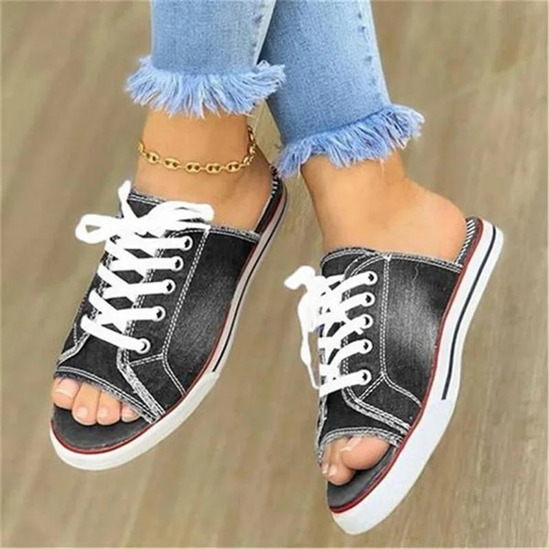 Summer Ladies Shoes With Heels Stylish Womens Blue Cowboy Comfortable Open  Toe Shoes Wedges Platform Open Sandals Slipper From Earthxing, $20.62 |  DHgate.Com