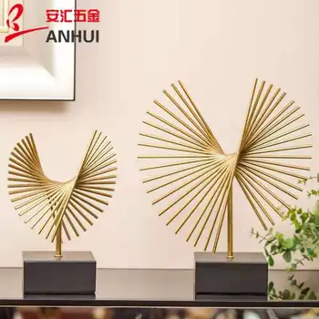 

Nordic Iron Creative TV cabinet Ornament Living Room Decor New Year Light Luxury Decor Home Decoration Accessories