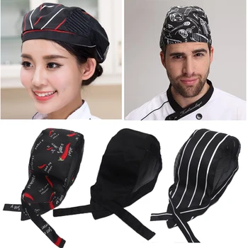 

Fashion Men Women Mesh Beret Hat Chef Restaurant Kitchen Cooking Work Beret Hats Hotel Bakey Cafe Breathable Beret Cap