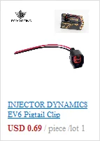 EV1 Топливная форсунка разъемы для многих автомобилей EV1 заглушка инжектора PQY-FIC12