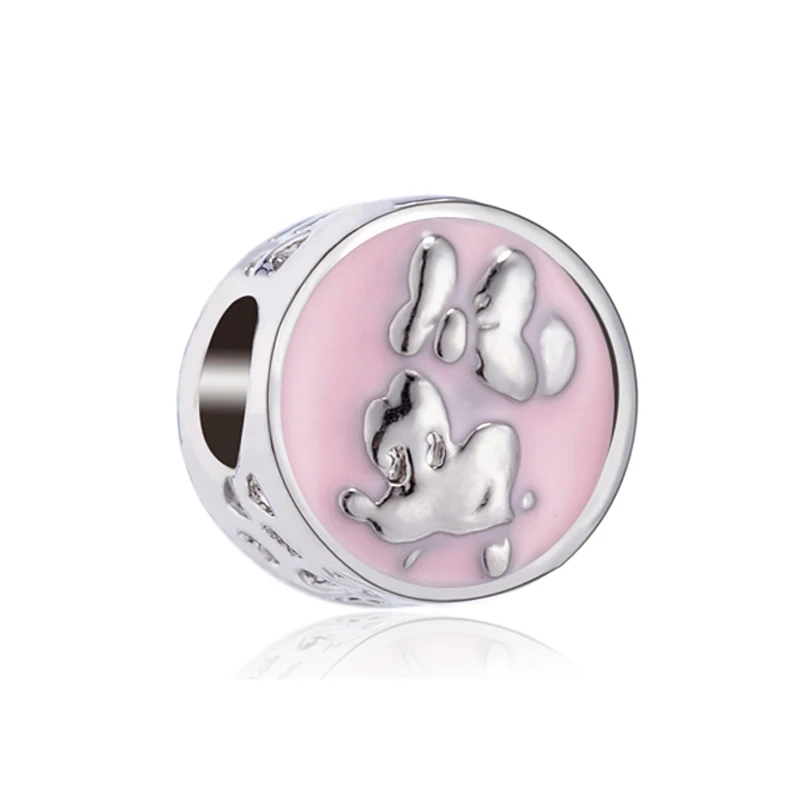Женский браслет ювелирные изделия Европейский Шарм бусины Личности Кулон серии Подходит для Pandora Микки Минни прекрасные подарки