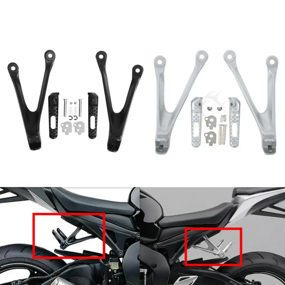 Мотоцикл задний пассажирский подножек Кронштейн Набор для Honda CBR1000RR 2008