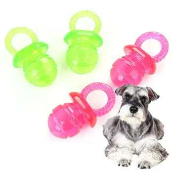 

5Pcs Dogs Chew Toys for Puppy Cleaning Grind Teeth Bite Training Treat Pacifier Shape Bite-resistant Molars Toy Pet Supplies C42