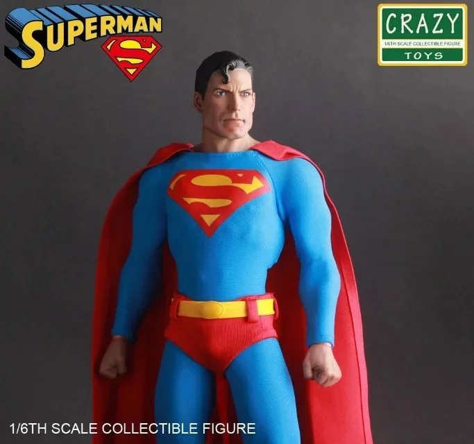 

DC Cartoon Version 12-Inch Mobile Superman Garage Kit Dawn of Justice Crazy Toys Justice League