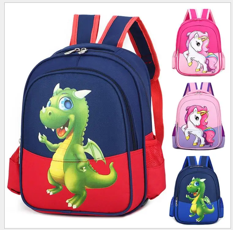 Mochilas для маленьких мальчиков и девочек, рюкзак с 3D рисунком единорога, милый детский рюкзак для детского сада, школьная сумка, рюкзак