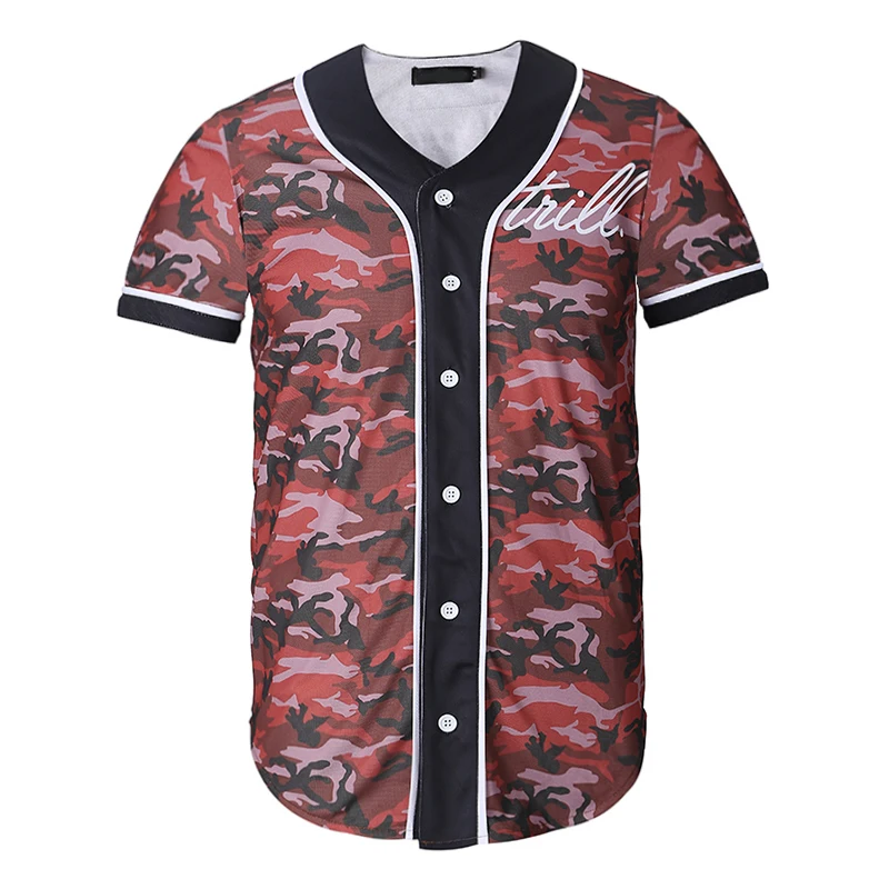 

PLstar Cosmos Fashion Vintage Baseball short sleeve Tie-dye paint Camouflage 3D Printed Male Female Baseball Jersey Summer Tops