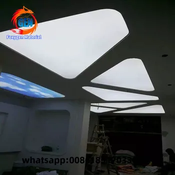 

UV Printed Transparent Roofing Sheet Material Philippine Panel Low Price PVC Stretch Ceiling Film