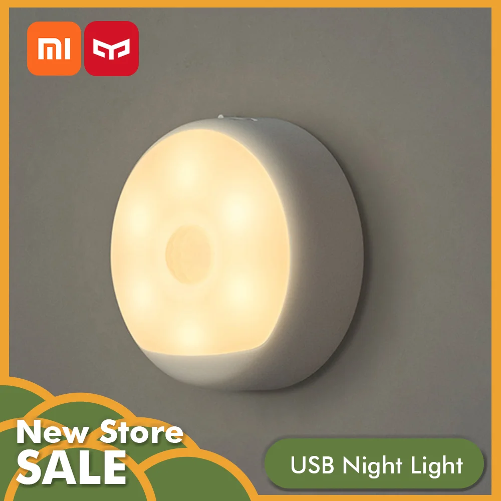 

Xiaomi Mijia Yeelight LED Night Light Mini Infrared Magnetic with hooks Body Motion Sensor Smart Remote Control Globle Version