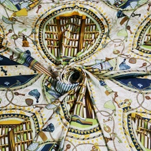 Мягкий Шелковый креп атласной ткани Материал шелковистые Лоскутная африканская ткань Telas для платья