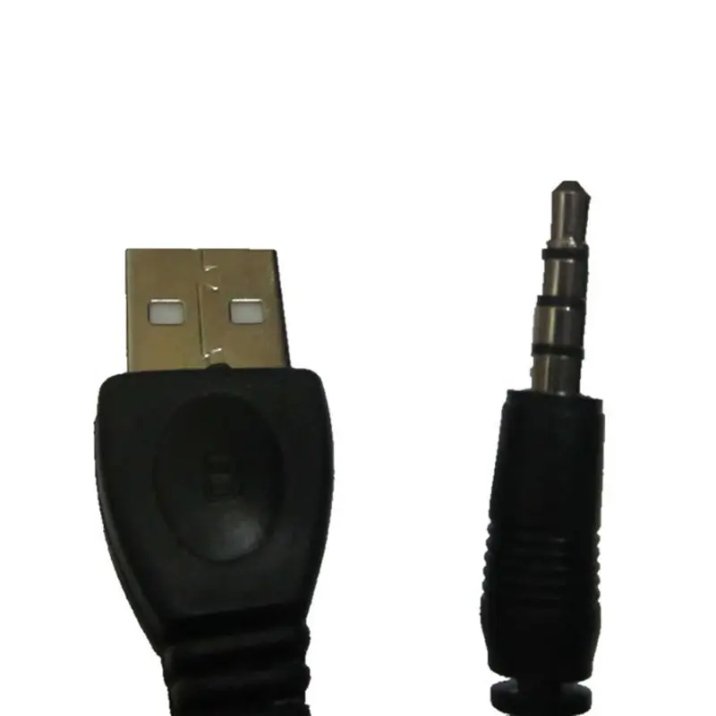 3,5 мм штекер аудио AUX к USB штекер адаптера кабель для зарядки мужской передачи аудио к USB штекер адаптера разъем для зарядки кабель