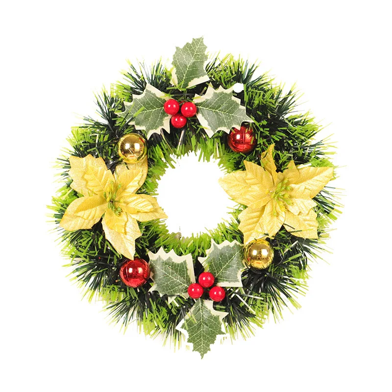 

Wreath Window Christmas Door Decor Hanging Ornament Tree Garland Bell Snowman Santa Claus Christmas Tree Door Decoration