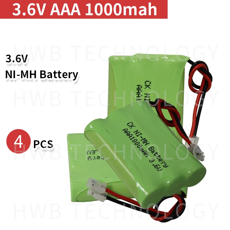 4 шт./лот KX Оригинальный Новый Ni-MH AAA 3 6 V 800mAh Ni MH аккумуляторная батарея с вилками