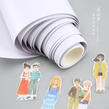 

Reel Blank Release Paper PDA Washi Tape Adhesive Paper Wide 10cm a Roll of 10M/5m Selectable