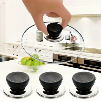 

1pcs Universal Kitchen Cookware Replacement Utensil Pot Pan Lid Cover Circular Holding Knob Screw Handle Free Shipping