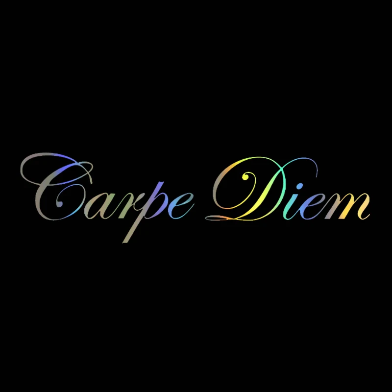 Автомобильная Виниловая Наклейка 3D 30*6 5 см Carpe Diem Hella Flush наклейка s на автомобиль