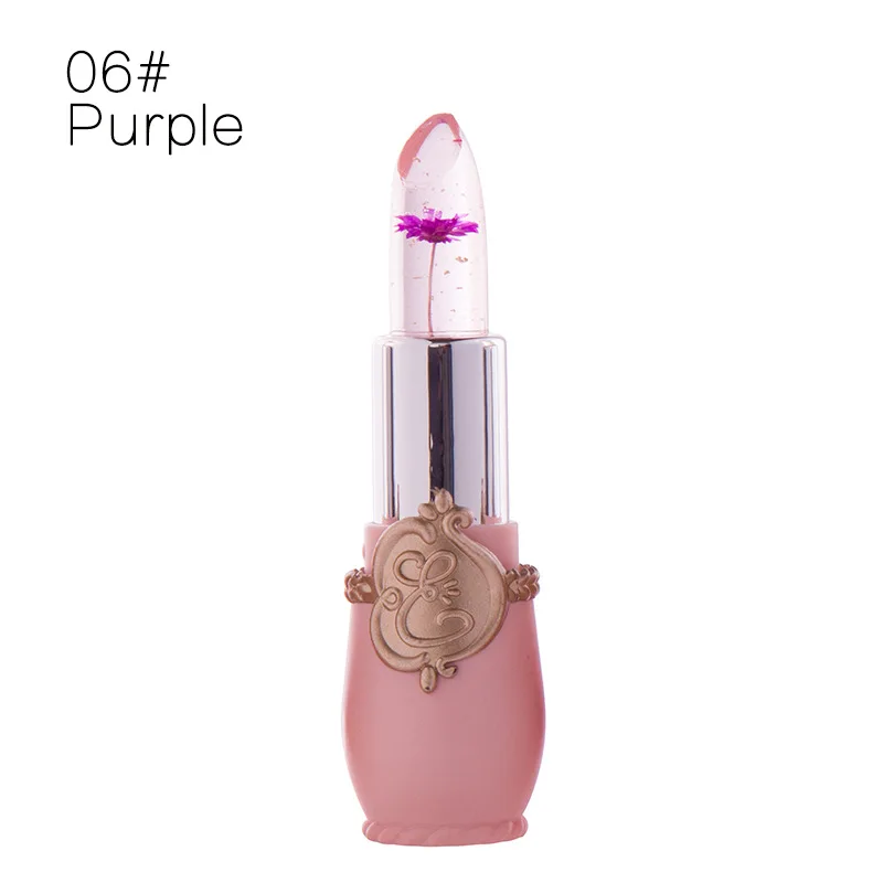 purple 6 цветов Женская матовая Водонепроницаемая Матирующая Косметика легко носить гербарий блеск для губ Губная помада, цветная термопомада инструменты для макияжа - Цвет: purple