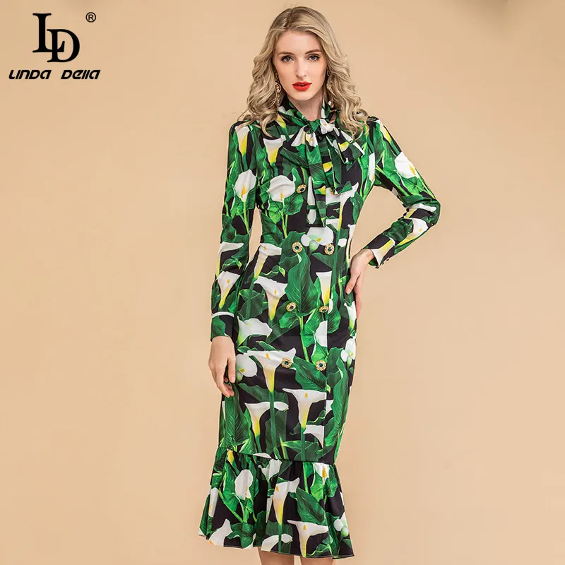 LD LINDA DELLA Autumn Fashion Runway Mermaid Party