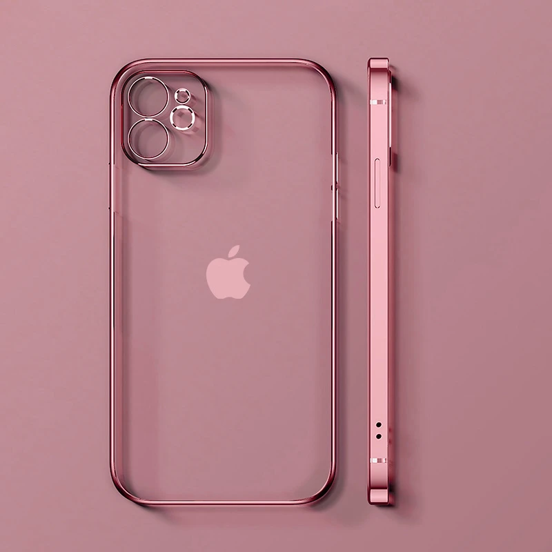 YTD Soft TPU Phone Case For iPhone 11 12 13 Pro Max Mini XS Max XR X XS 7 8 Plus SE 2020 Clear Back Cover best case for iphone 12 pro max