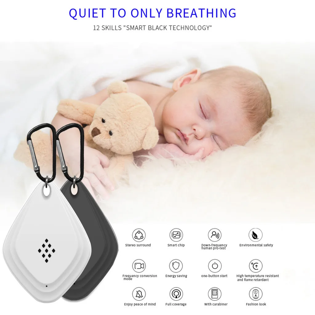 

2Pcs Flea Tick Repeller Ultrasonic Electronic Anti Flea Mosquito Mouse Cockroach Outdoor Ultrasonic Electronic Control 2.21