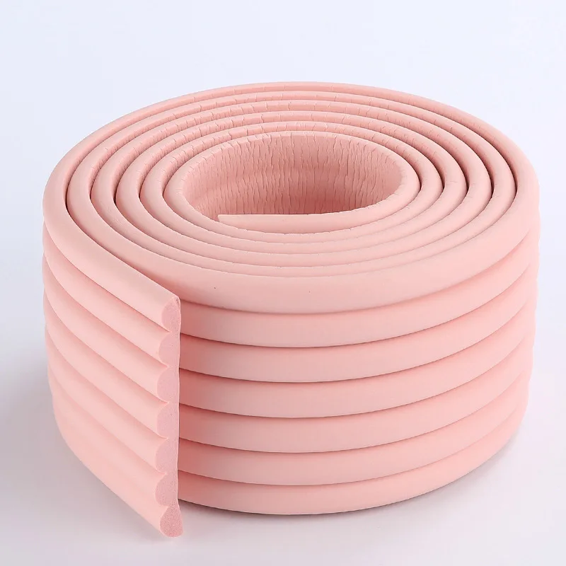 Tira de parachoques de seguridad para bebé, 2m, protectores para las esquinas de las mesas, tiras de cojín de borde de escritorio, NIN668