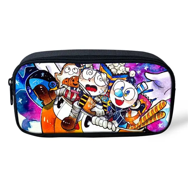 CDWX4367K HaoYun Cuphead Mugman, школьные сумки для подростков, мальчиков и девочек, мультяшный игровой рюкзак, Mochila, Студенческая сумка для книг, набор из 3 предметов, школьная сумка - Цвет: CDWX4367K