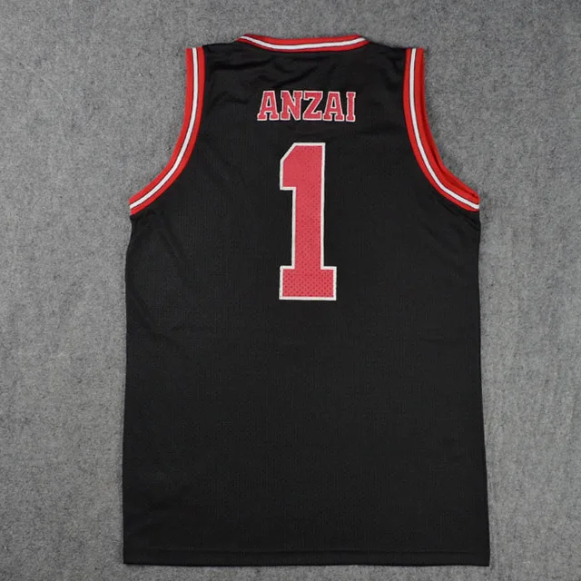 SDANLERB Cosplay Costume Shohoku School Basketball Team 1-15 Sakuragi Hanamichi Black Jersey Tops Shirt Sports Wear Uniform -Zentai shop online H2b5c7781601542f2910f21865c6aa286H.jpg