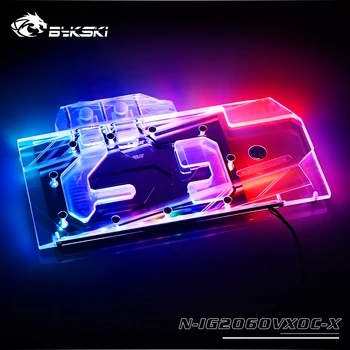 

BYKSKI GPU Water block for Colorful iGame RTX2060Vulcan X OC V2 / Full Cover Copper Radiator Block Graphics Card