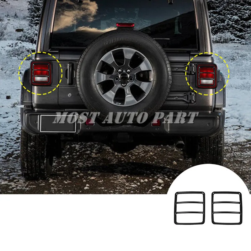 Металлический задний светильник лампа защитная накладка для Jeep Wrangler JL 2018-2021