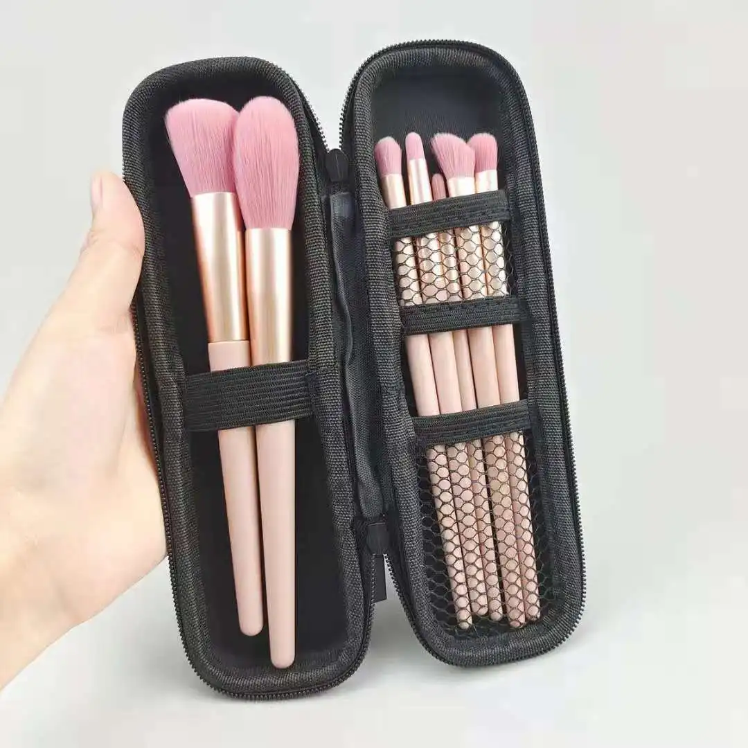 Women Makeup Brush Case Small Cosmetic Bag Lipstick Pen Organizer Beauty Tool Storage Box Zipper Long Strip EVA Pouch storage bag,makeup organizer,cosmetic bag,cosmetic storage bag,makeup bag,cosmetic case