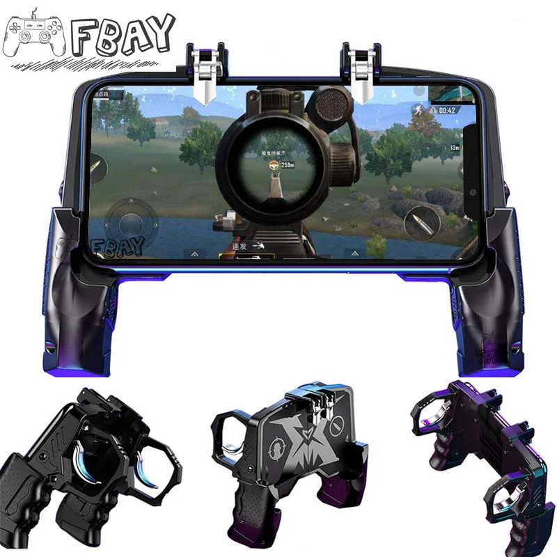  IPEGA K21 PUBG Mobile Game Controller Gamepad Metal Trigger Shooting Free Fire Gamepad Joystick For