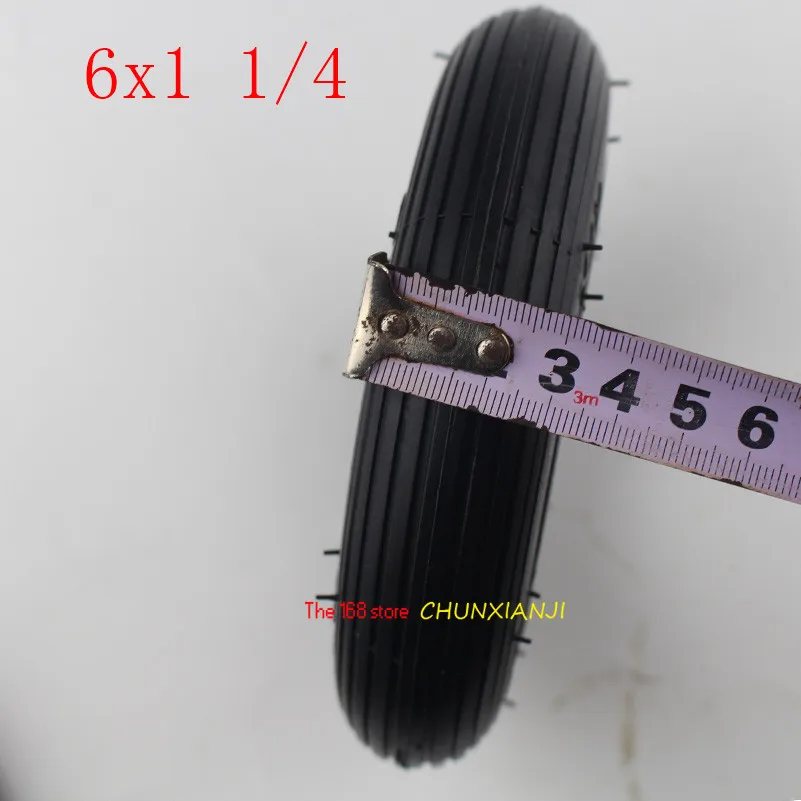 Размер шины 6X1 1/4 с внутренней трубкой подходит для многих газовых электрических
