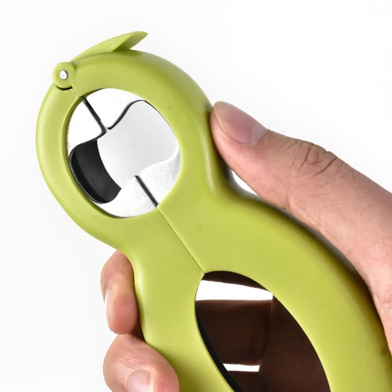 6 In 1 Multi-function Stainless Steel Can Beer Bottle Opener Screw Kitchen Tool Bottle Openers Can Opener Drop shipping