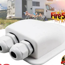 Двойной герметик крыши железа 2 кабельный ввод для солнечной спутниковая антенна компрессора кондиционера дом на колесах Караван Лодка детали RV